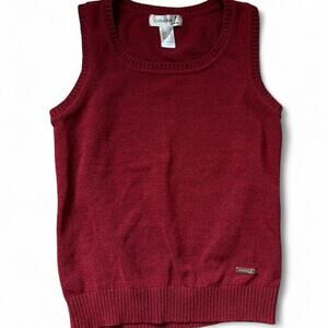 Collection L Red Knit Sweater Vest - Size 4